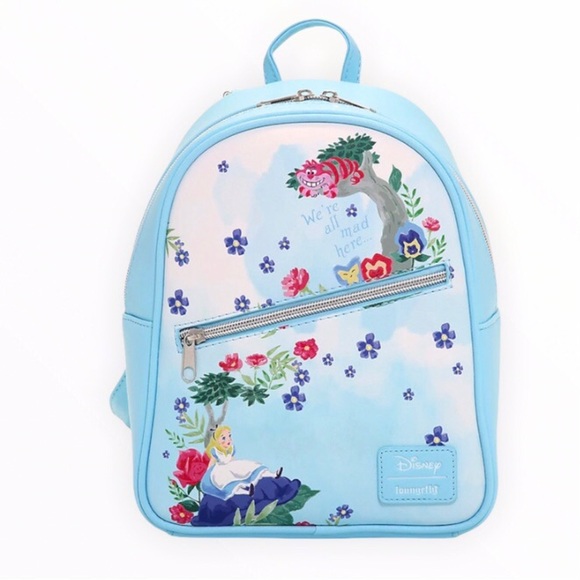 Loungefly Handbags - Alice In Wonderland Watercolor Mini Backpack